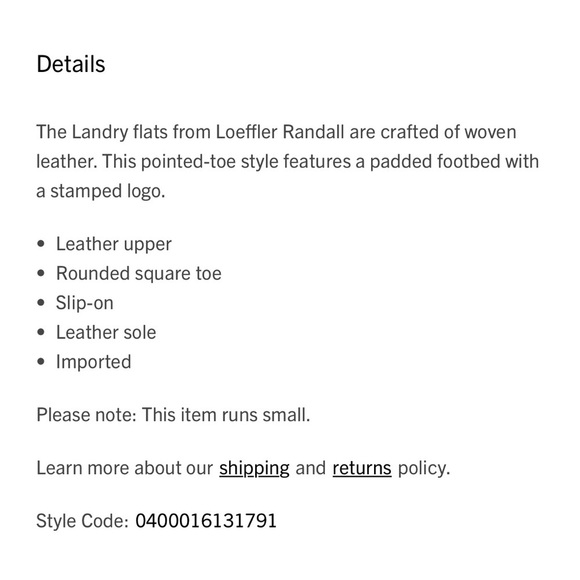 Loeffler Randall Landry Woven Ballet Flat Red Leather - Picture 11 of 11